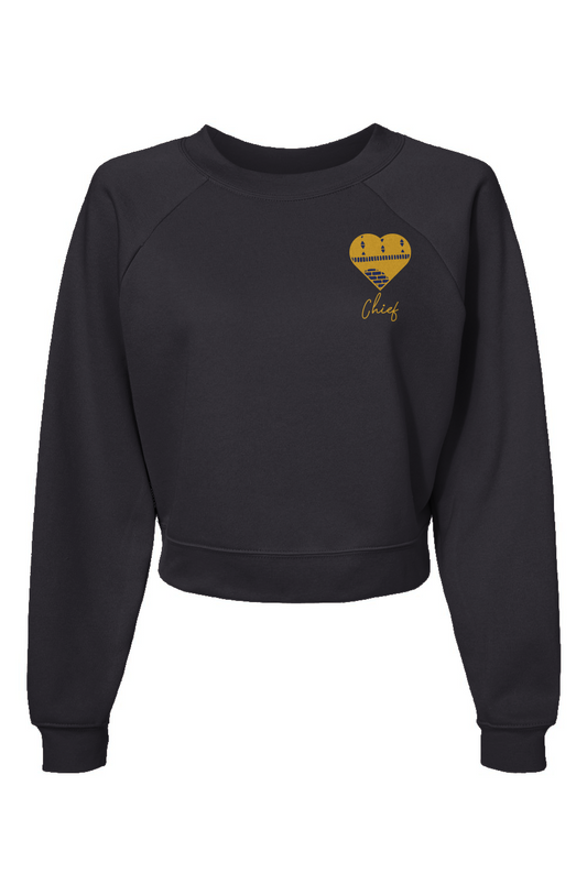 CHIEF Heart: Crop Sweatshirt