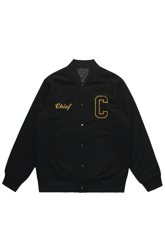 CHIEF Felt Letterman Jacket