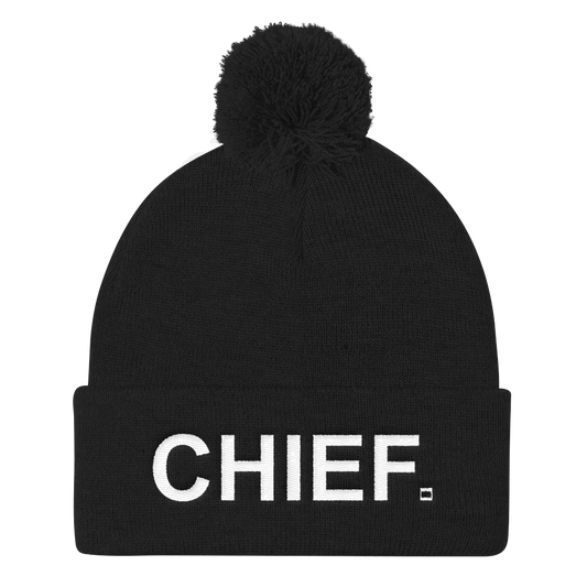 CHIEF Originals: Pom Knit Cap - CHIEF Merch
