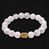 White Buddha Bracelet - CHIEF Merch