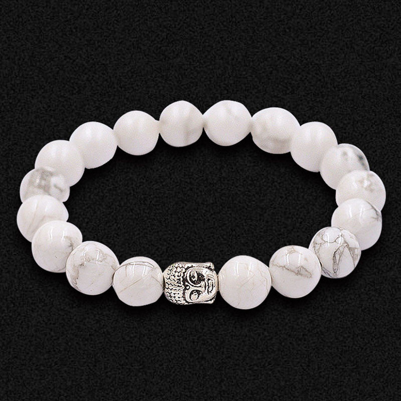 White Buddha Bracelet - CHIEF Merch