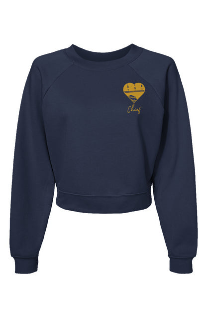 CHIEF Heart: Crop Sweatshirt