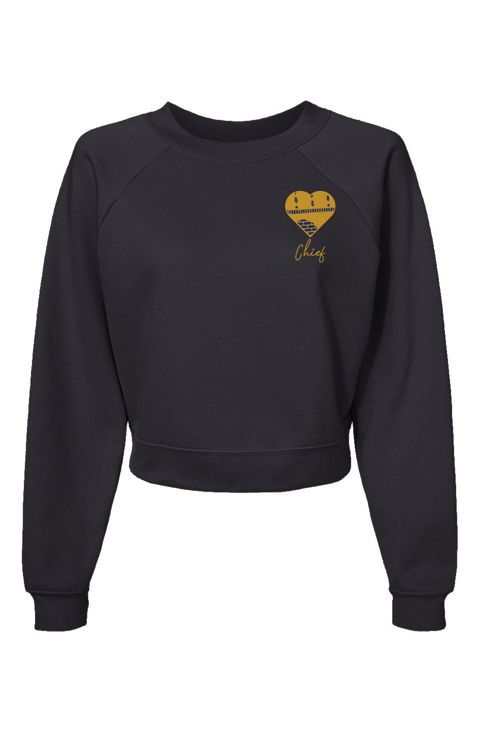 CHIEF Heart: Crop Sweatshirt