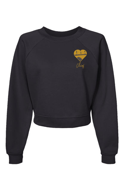 CHIEF Heart: Crop Sweatshirt
