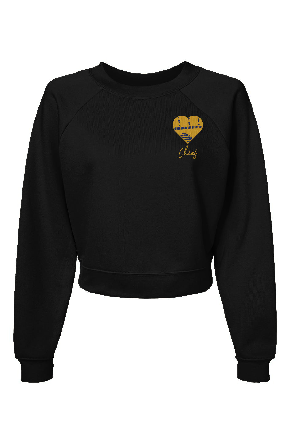 CHIEF Heart: Crop Sweatshirt