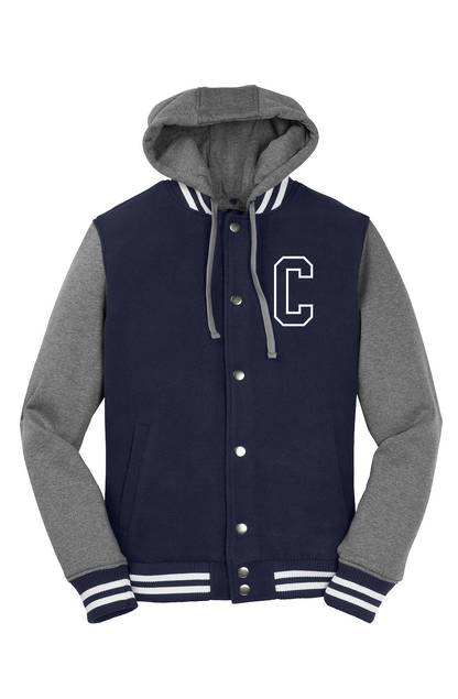 CHIEF Hooded Letterman Jacket