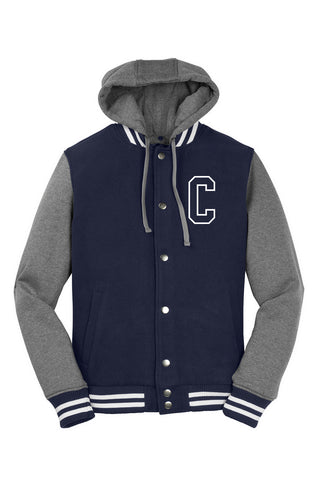 CHIEF Hooded Letterman Jacket