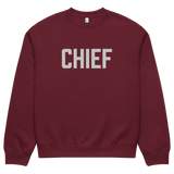 CHIEF Embroidered Oversized Sweater