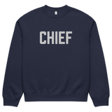CHIEF Embroidered Oversized Sweater