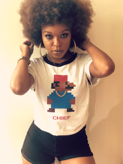 CHIEF - 8Bit Ringer + Text - CHIEF Merch