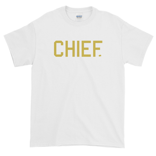 CHIEF University - Old Gold Tee - CHIEF Merch