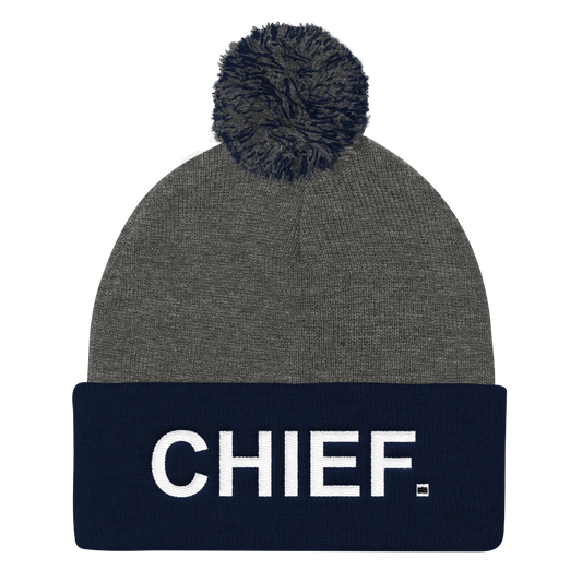 CHIEF Originals: Pom Knit Cap - CHIEF Merch