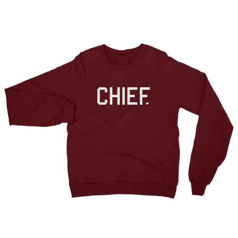 CHIEF University: Fleece Raglan Sweatshirt - CHIEF Merch