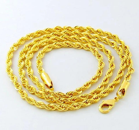 Gold Rope Chain (30") - CHIEF Merch