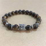 BLK Owl LavaStone Bracelet - CHIEF Merch