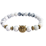 BLK Owl LavaStone Bracelet - CHIEF Merch