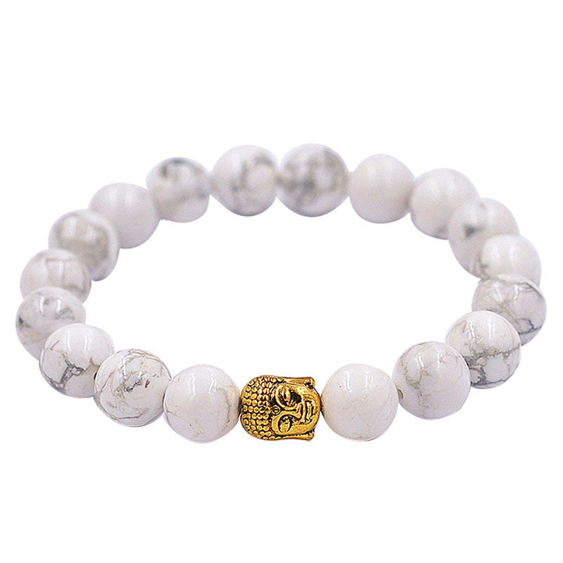 White Buddha Bracelet - CHIEF Merch