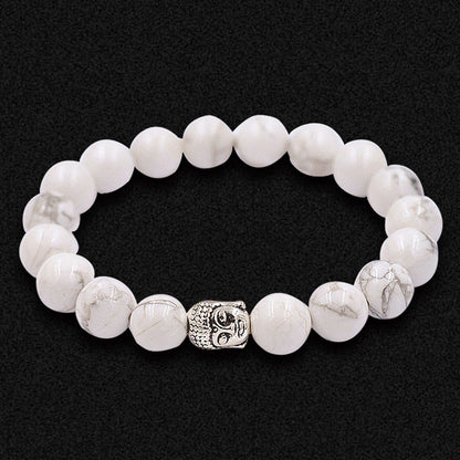 White Buddha Bracelet - CHIEF Merch