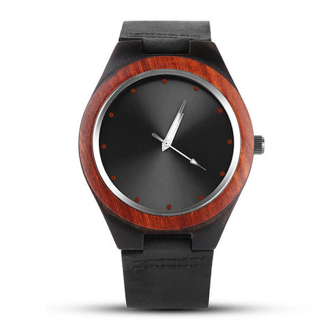 Men's BLK Wooden Wristwatch - CHIEF Merch